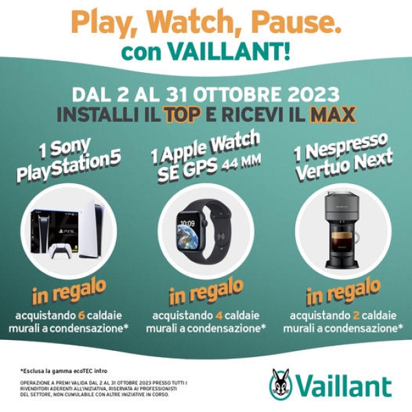 Play, Whatch, Pause. Con Vaillant!